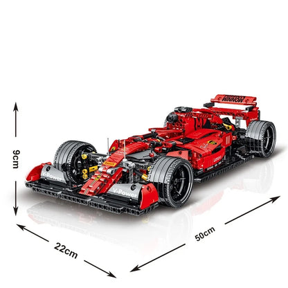 New Technical Red F1 Formula City Speed Racing Car Building Blocks 42141 Bricks Famous Sport Vehicle Model Assembly Toy Kid Gift